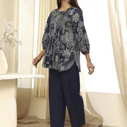 Biba Printed Top With Trousers Co-Ords-19
