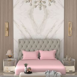 Pure Decor 300 TC King Bedsheet with 2 Pillow Covers-image-97