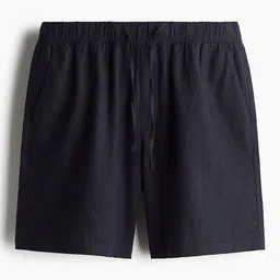 H&M Relaxed Fit Linen-Blend Shorts-image-59