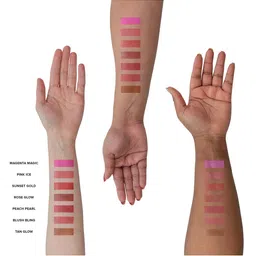 Nudestix Nudies Matte + Glow Core All Over Face Blush Color - Magenta Magic image 5