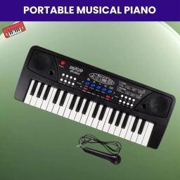 Piano Keyboard, Portable Electronic Toy With Mic, 37 Keys 8 Tones For kidsR156 Piano Keyboard, Portable Electronic Toy With Mic, 37 Keys 8 Tones For kidsR156 Analog Portable Keyboard-image-86