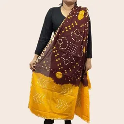 BOMBAY BUTA Printed Bandhani Dupatta-picture-18