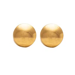 STUDEX 24K Pure Gold Plated Stainless Steel Circular Shaped Studs-4