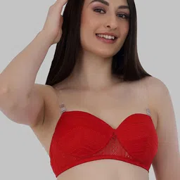 SELFCARE Pack of 2 Half Coverage Lightly Padded Non-Wired Bra image 5