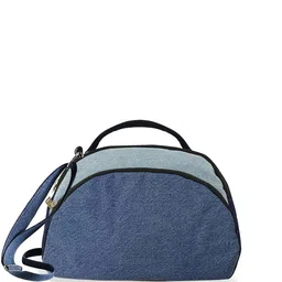 The Purani Jeans Geometric Textured Half Moon Sling Bag-image-55