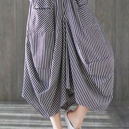 StyleCast x Revolte Women Regular Fit Mid-Rise Striped Trousers-picture-42