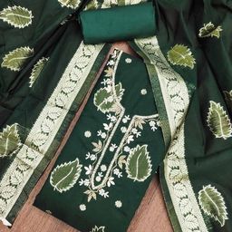 DIVASTRI Embellished Unstitched Dress Material-picture-41
