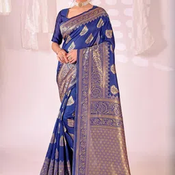 Moda Rapido Woven Design Zari Silk Cotton Kanjeevaram Saree-image-40
