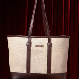 LEGAL BRIBE Women Textured Structured Tote Bag-picture-40