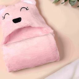 KICKS & CRAWL Pink 150 GSM Single Bed Blanket-image-11