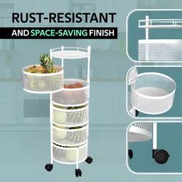 Aura White Set of 1 Regular Multi-Utility Organisers image 5