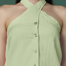 OMPAX Self Design Top & Shorts Co-Ord Set image 2
