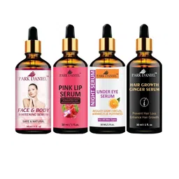 Park Daniel Set Of 4 Face & Body, Under Eye, Lip & Hair Growth Serums - 30ml Each-36