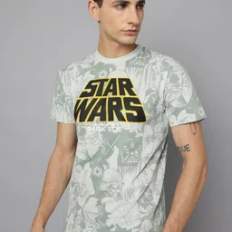 Free Authority Men Star Wars Printed Cotton T-shirt-image-69