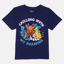 YK Disney Boys Graphic Printed Round Neck Pure Cotton T-Shirt-picture-39