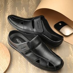 Franco Leone Men Leather Shoe-Style Sandals-image-94