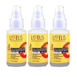 Lotus Professional PHYTORx Set Of 3 Sunscreen Serum With Cica & Hyaluronic Acid - 30 ml image 1