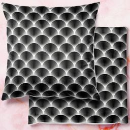 ArtzFolio Multicoloured Set of 2 Velvet Square Cushion Covers-image-84