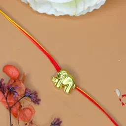 Anouk Elephant Rakhi With Greeting Card Gift Set-9