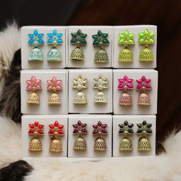 Anouk Square Jhumkas Earrings-image-54