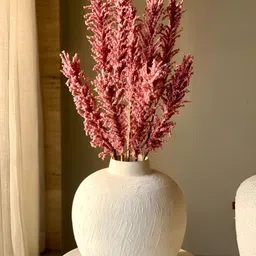 Mason Home Pink One Stem Pampas Artificial Flower-13