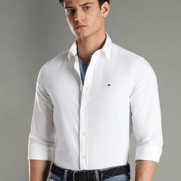 Tommy Hilfiger Slim Fit Pure Cotton Casual Shirt-picture-2