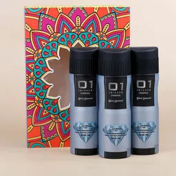 Archies Set Of 3 Zero One Long Lasting Deodorant - 200 ml Each image 1