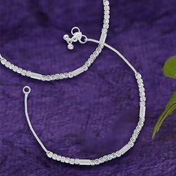 Heer Collection Silver-Plated Anklet-image-84