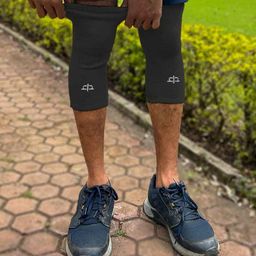 Heelium Bamboo Compression Knee Sleeves For Blood Circulation & Recovery-3