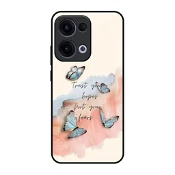QRIOH Butterfly Print Oppo Reno13 5G Back Case Mobile Accessories-image-23