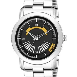 DOUBLERUN Men Dial & Bracelet Style Straps Analogue Multi Function Watch H05NMT-407-11