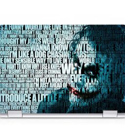 POINT ART HQ Laptop Skin Decal Sticker Glossy Vinyl Fits Size Bubble Free – Attitude Joker Vinyl Laptop Decal 15.6-74
