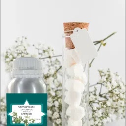 Veena Camphor Long Lasting & Strong Aroma Oil Diffuser in a Aluminium Can 100 ml Room, Garden, bedding room, Office, Bar Diffuser-35