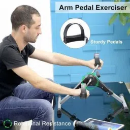 nimyank Folding Peddler with Electronic Display Exercise Bike (Multicolor) Mini Pedal Exerciser Cycle image 5