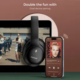 noise Airwave Max 4 with 70 Hours Playtime,ENC wiith Dual pairing & Ultra-low latency Bluetooth Headset image 4