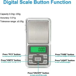 SONALEX 0.01 Gram to 200 Gram Weighing Display Units in G ,OZ ,TL ,CT Weighing Scale image 4