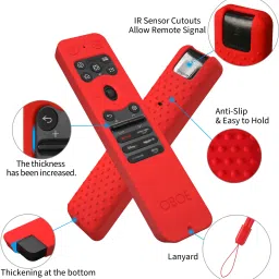 oboe Front & Back Case for LG Smart TV Remote LG MR25GA Half Wrap Protective Cover with Lanyard[Remote NOT Included] image 2