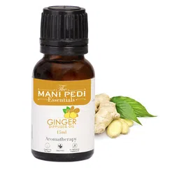 The Mani Pedi Essentials Set Of 2 Brown Printed Ginger and Palmarosa Diffuser Oils 15 ml image 3