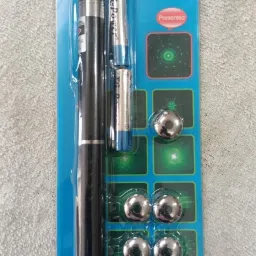 Nishee Green Laser Pointer Pen with 7 Starry Light Caps-picture-36
