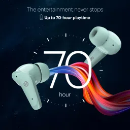 Buds VS102 Plus with 70 Hrs Playtime, Environmental Noise Cancellation, Quad Mic Bluetooth Headset image 3