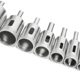 10Pcs Diamond Drill Bit Set 6-30mm Diamond Coated Core Hole Saw Drill Bits Glass Hole Saw-20