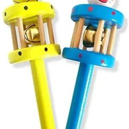 Wooden Baby Rattle – Sensory & Teething Toy for Infants-image-6