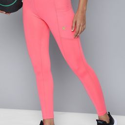 hrx by hrithik roshan Solid Women Pink Tights-picture-14