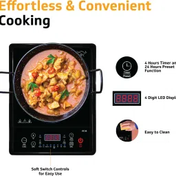 v-guard 1600 W Induction Cooktop Push Button image 4