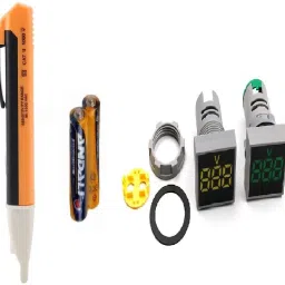 Electric Voltage Detector Sensor Tester Pen LED Light Digital Voltage Tester-26