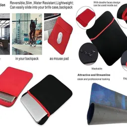 ANJO 4 in 1 Combo 14 Inch Laptop Screen Guard, Key Guard, Sleeve & Mouse Pad Combo Set image 4