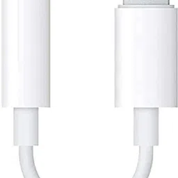 Hespa White 3.5mm Headphone Adapter | Lightning to AUX Converter Cable Phone Converter-21