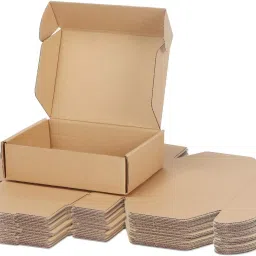 Self-Locking Box Cardboard 9X6X2.5 Flat Box Packaging Box-9