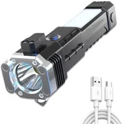 Dominic Powerful LED Flashlight, Rechargeable Emergency Light Light Strip image 3