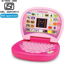 toyporium Battery Operated Educational Learning Laptop Toy with LED Display and Music 23 image 2